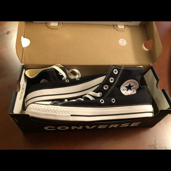 office black converse high tops